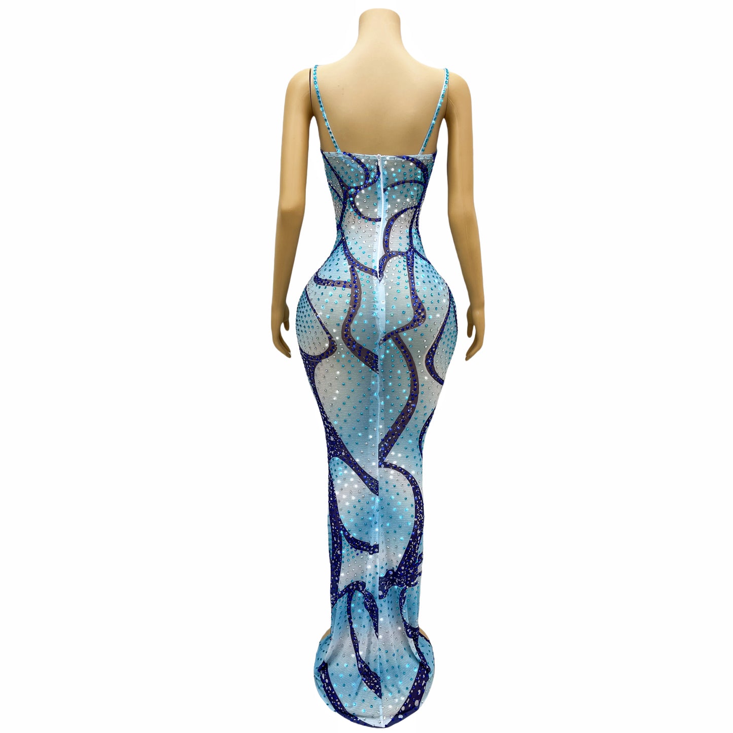Oceanic Elegance Mermaid Gown