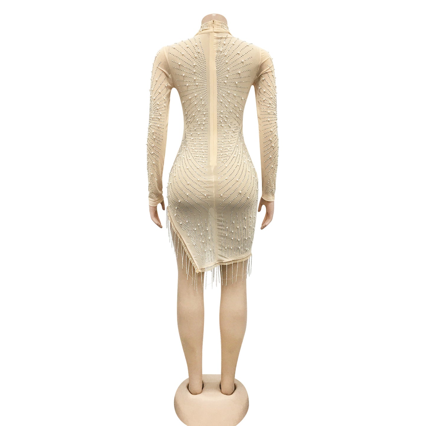 Stellar Stripes Fringe Dress