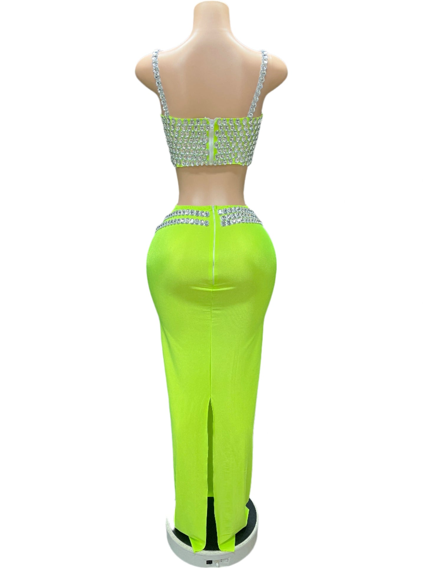 Sunlit Sparkle Two-Piece Gown