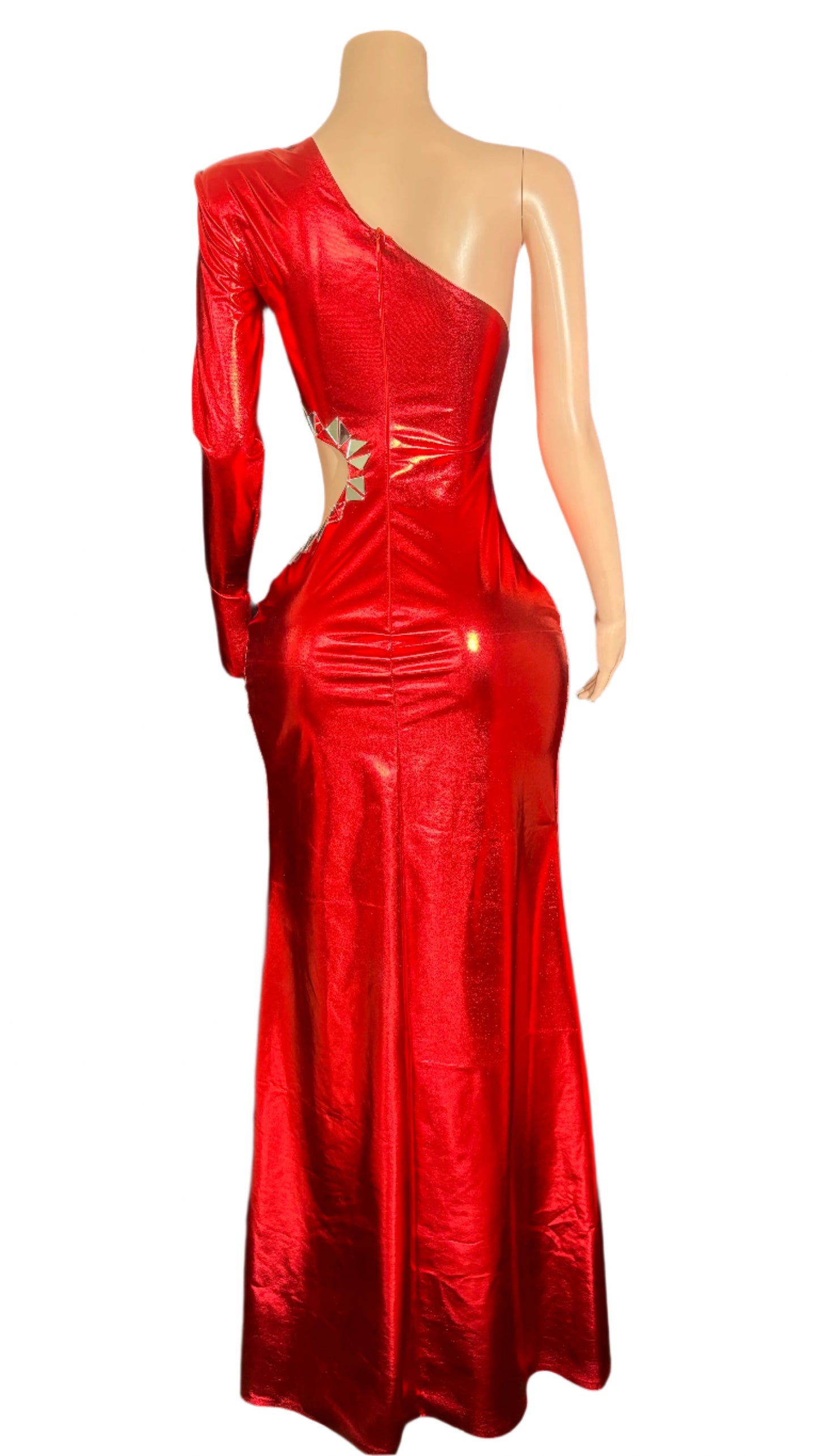 Radiant Glam One-Shoulder Gown