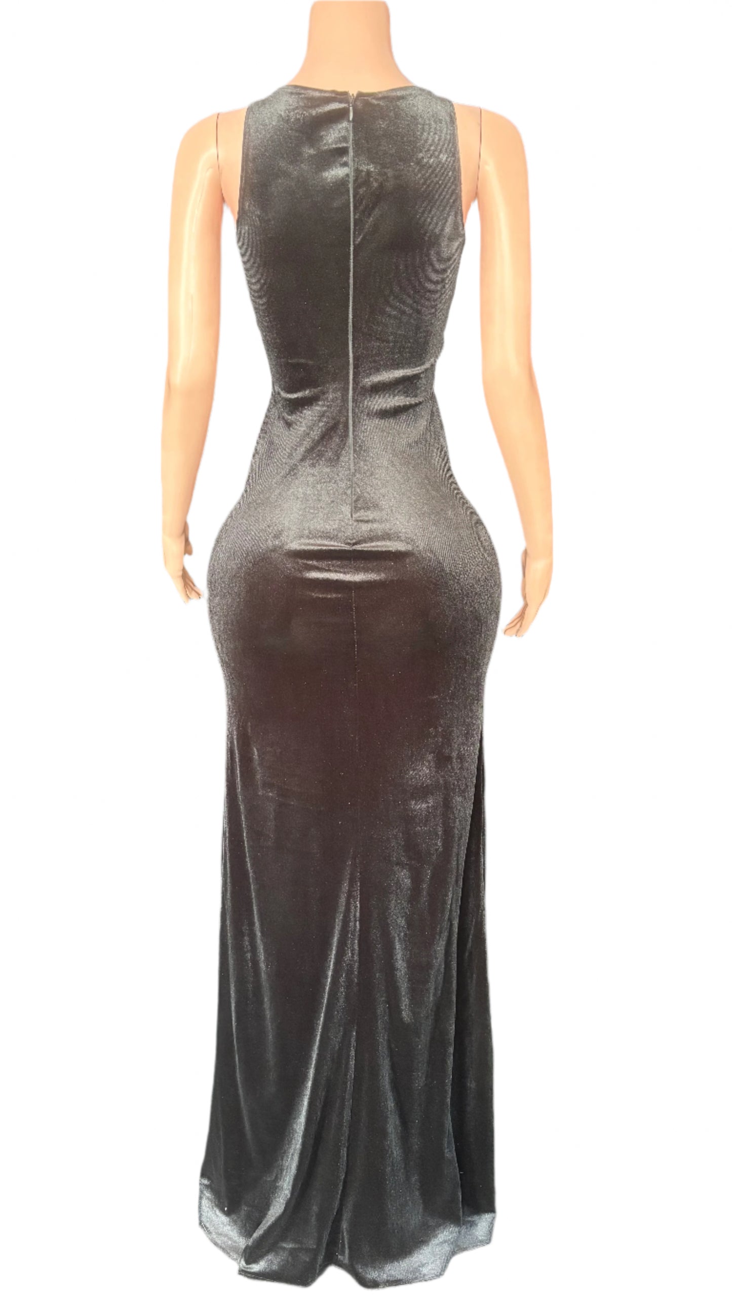 Midnight Cascade Gown