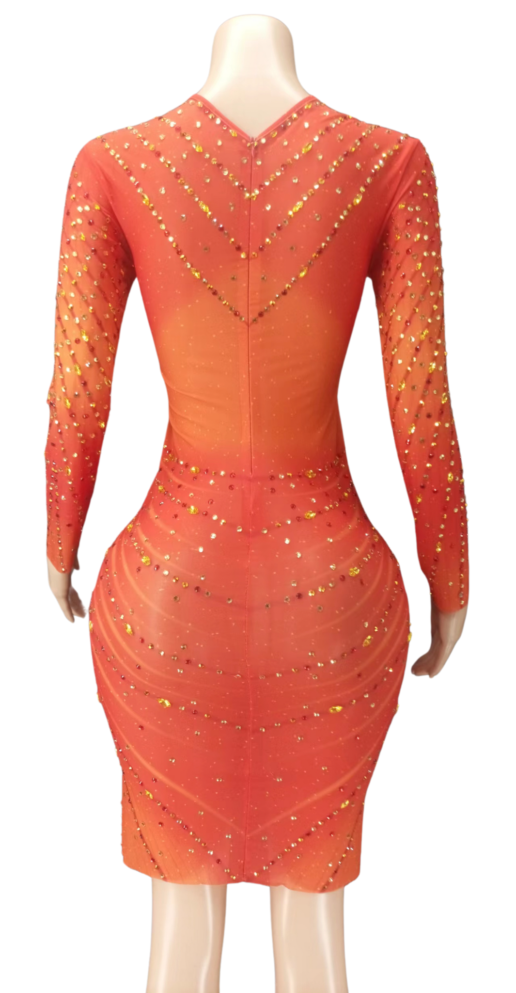 Sunset Radiance Bodycon Dress