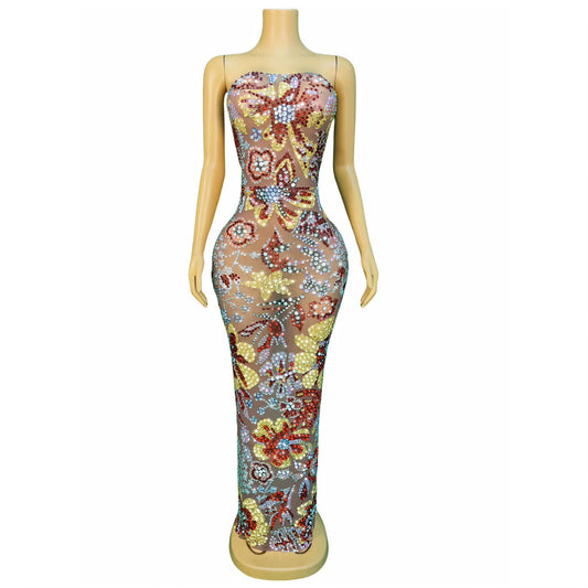 Enchanted Garden Sequin Gown