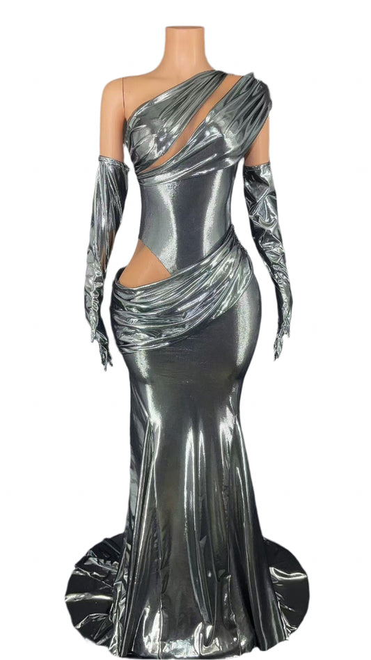 Metallic Muse Mermaid Dress