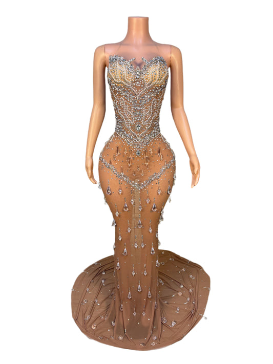 Tear Drop Royale Gown
