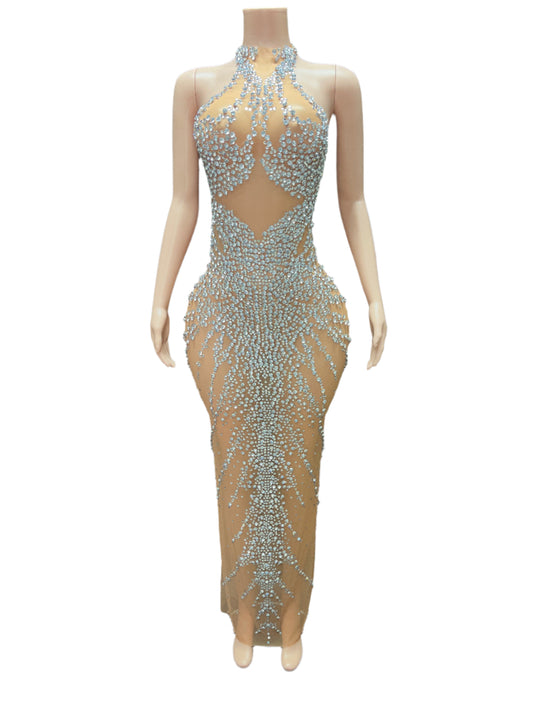 Crystal Mirage Illusion Gown