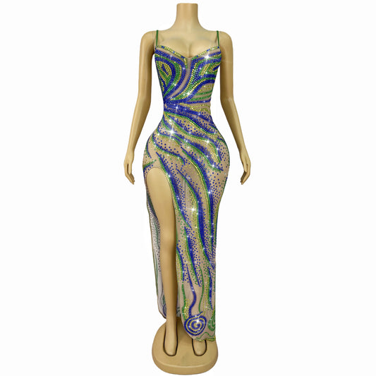 Electric Ocean Gown
