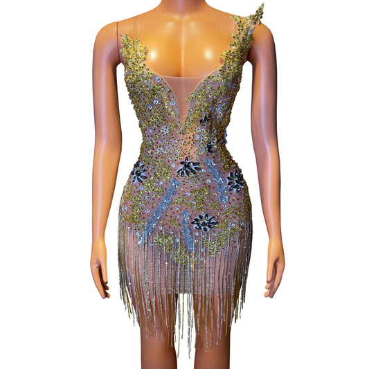 Enchanted Garden Beaded Dress