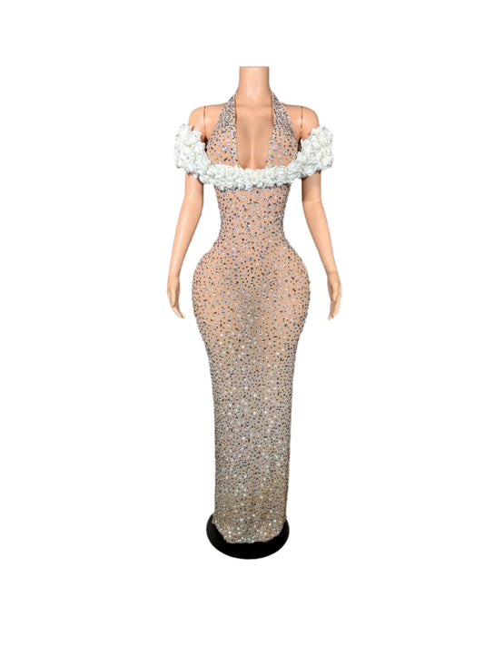 Glimmering Rose Gown